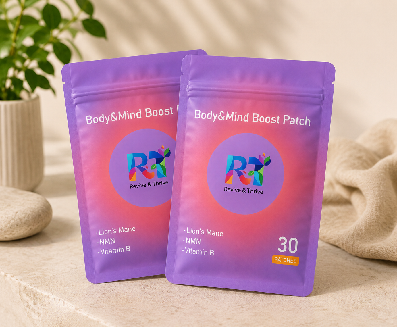 Body & Mind Boost Patch Bundle (60 Day supply)